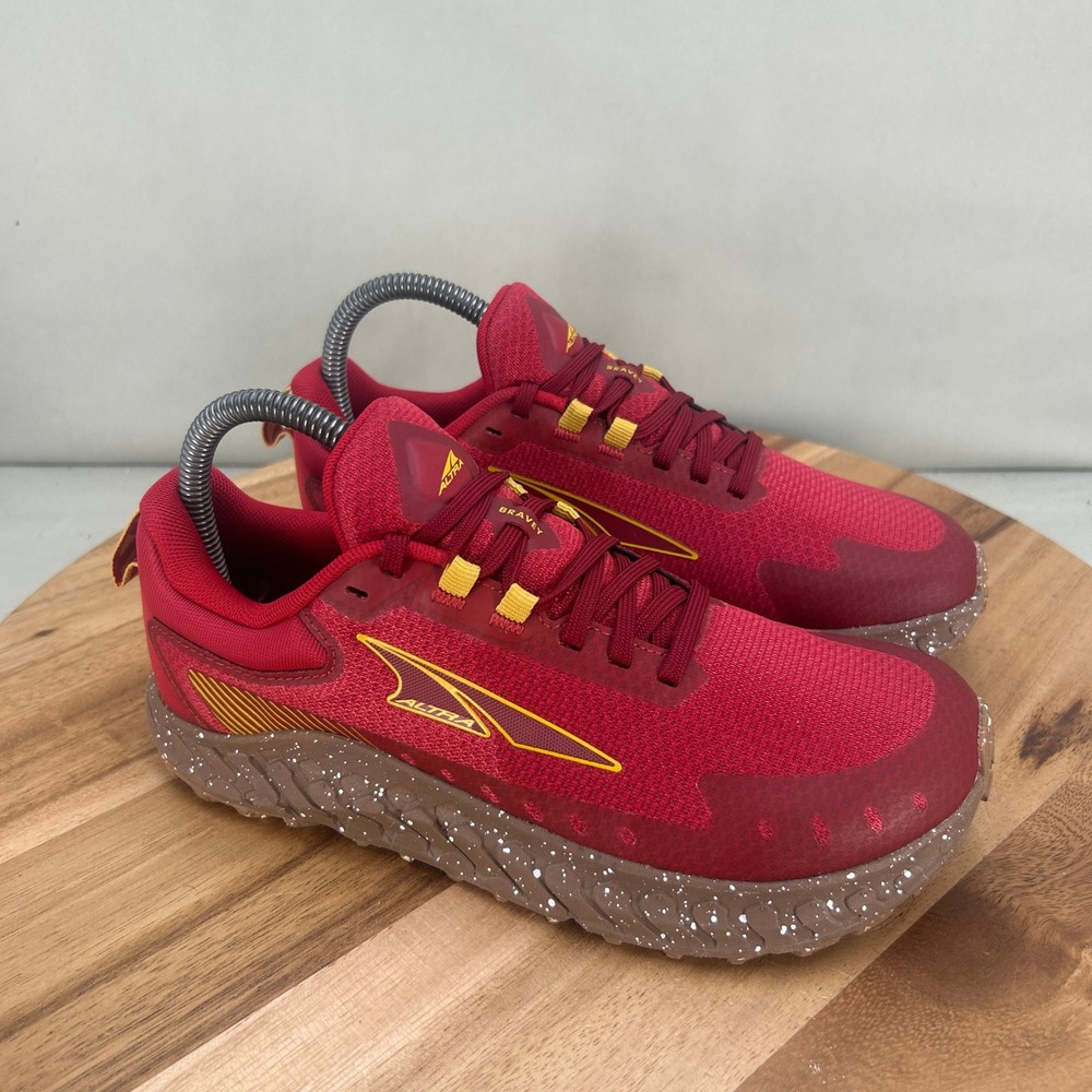 Altra Outroad 2 Alexi Pappas Red Gold Trail Running Shoes Womens 7.5 AL0A82CP668